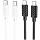 Кабель USB Type-C 60W 2m для заряджання та передачі даних чорний Hoco X88 Gratified - зображення 2
