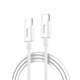 Кабель USB Type-C to Type-C 60Вт 1м 3А для зарядки и синхронизации Hoco X88 Gratified Белый - изображение 4