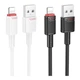 Кабель USB Lightning 2.4A 1м черный PVC Borofone BX110 для зарядки iPhone iPad - изображение 6