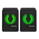 Компьютерные колонки Fantech GS203 Beat 6Вт 70х68х92мм USB AUX черные для игр и музыки - изображение 6