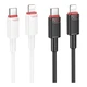 Кабель USB Type-C to Lightning 27W 1м черный PVC Borofone BX110 для зарядки устройств Apple - изображение 8