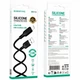 Кабель USB Micro 2.4A 3м силіконовий чорний для заряджання та передачі даних Borofone BX113 - зображення 2