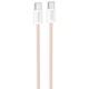Кабель USB Type-C 60W 2м для заряджання та передачі даних рожевий Hoco X104 - зображення 4
