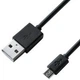 Кабель USB Micro Type-C 1м 2А чорний пластик та метал - зображення 6