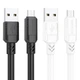 Кабель USB Micro 1м 2.4А чорний для заряджання та синхронізації Borofone BX81 - зображення 8