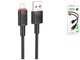 Кабель USB Micro 2.4A 1м черный ПВХ Borofone BX110 для зарядки и передачи данных - изображение 4