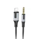 Кабель Aux Borofone BL19 Type-C 1м черный для подключения наушников и колонок с надежными коннекторами - изображение 7