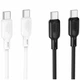 Кабель USB Type-C to Type-C 60W 1м 3A силікон білий Borofone BX113 - зображення 2