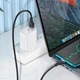 Кабель USB Type-C 3A 3м чорний силікон Hoco X109 для швидкого заряджання та передачі даних - зображення 5