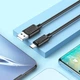 Кабель USB Type-C 3A 1м Hoco X88 Gratified черный для зарядки и синхронизации устройств - изображение 7