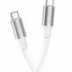 Кабель USB Type-C to Type-C 60Вт 1м белый из алюминия для зарядки и передачи данных Borofone BX82 - изображение 1