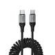 Кабель USB Type-C to Type-C 60W 1.5м чорний Hoco X121 для швидкого заряджання та передачі даних - зображення 3