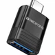 Переходник OTG Borofone BV18 Type-C male USB female USB 3.0 3A 5V черный - изображение 1