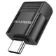 Переходник OTG Borofone BV18 Type-C male USB female USB 3.0 3A 5V черный - изображение 3