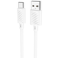 Кабель USB Type C 3А 1м для заряджання та синхронізації Hoco X88 Gratified білий пластик метал - зображення 7