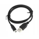 Кабель USB Type A to Mini 2м 2А черный пластиковый и металлический для подключения устройств - изображение 4