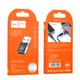 Перехідник USB Male to Type-C Female 60W 3A 5V 0.02кг ABS пластик Hoco UA17 Чорний - зображення 2