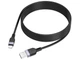 Кабель USB Lightning 2.4A 3м Чорний силікон Hoco X109 для заряджання та передачі даних - зображення 8