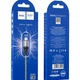 Кабель USB Hoco X50 Excellent Lightning 1м 2.4А серый для зарядки и синхронизации устройств из пластика и металла - изображение 2