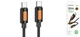 Кабель USB Type-C to Type-C 60W 1м силіконовий чорний Borofone BX114 для швидкого заряджання та передачі даних - зображення 6