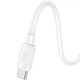 Кабель USB Type-C 60W 0.25м для швидкого заряджання та синхронізації білий Hoco X96 Hyper - зображення 6