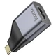 Перехідник Hoco UA33 Type-C to HDTV 4K 30Hz сірий ABS пластик алюмінієвий сплав для передачі зображення - зображення 5