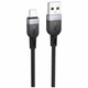 Кабель USB Lightning 2.4A 3м Чорний силікон Hoco X109 для заряджання та передачі даних - зображення 1
