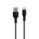 USB Lightning 1 м 5 А силіконовий чорний Borofone BX31 - зображення 8