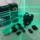 Уровень лазерный линейный нивелир аккумуляторный Laser 4D, 16 линий, рабочее расстояние 30м, в чемодане - изображение 7