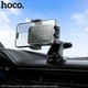 Холдер Hoco H79 Vista для смартфонів 4.5–7.0 дюймів чорний ABS із кріпленням на центральній консолі - зображення 8