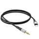 Перехідник AUX HOCO UPA22 lightning to 3,5 (1m) (чорний) - изображение 3
