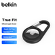 Брелок BELKIN MSC008 для AirTag/AirTag2 силиконовый противоударный, черный - изображение 1