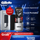 Зручна для подорожей бритва Gillette для ділових поїздок, портативна ручна модель в сріблястому дорожньому футлярі, чоловіча. Продається у фірмовому магазині JD, а не у магазині Gillette. - зображення 1