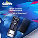 Зручна для подорожей бритва Gillette для ділових поїздок, портативна ручна модель в сріблястому дорожньому футлярі, чоловіча. Продається у фірмовому магазині JD, а не у магазині Gillette. - зображення 6