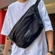 Поясная сумка NIKE TECH для мужчин и женщин, повседневная сумка BA5751-010, черная, универсальный размер. - изображение 1