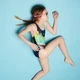Купальник для девочки Speedo хлоростойкий, синий, размер 34 - изображение 4