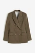 Жакет H&M 1215796П хакі 40 - изображение 1