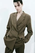 Жакет H&M 1215796П хакі 40 - изображение 3