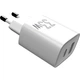 Зарядное устройство Sigma 1xUSB-C PD33W + 1xUSB QC3.0 GaN X-power PS33-01 white (4827798527719) - изображение 3