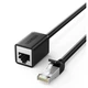 Патч-корд 1м, F/UTP cat 6 RJ-45 extension black Ugreen (U_11279) - изображение 1