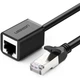 Патч-корд 3м F/UTP cat 6 RJ-45 Extension black Ugreen (U_11282) - изображение 1