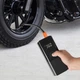 Автокомпрессор портативный CZK-3690 150 PSI 6000 mAh с LED-фонарем и Power Bank для подкачки шин автомобилей мотоциклов велосипедов Черный - изображение 2