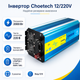Інвертор Choetech 12/220V 2000Вт із зарядкою та функцією ДБЖ чиста синусоїда (INV-C2000WUPS-EU) - зображення 2
