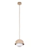 Підвісний світильник, люстра TK Lighting 10644 Bono G9 1x8W IP20 бежевий - зображення 1