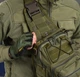 Тактическая военная сумка слинг 7 л однолямочная через плечо хаки - изображение 2