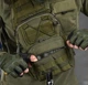 Тактическая военная сумка слинг 7 л однолямочная через плечо хаки - изображение 7