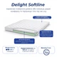 Дитячий тонкий матрац-топер Delight Softline 60х120 см (Topper_Softline_60x120) - зображення 2