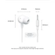 Наушники Vention Echo Lite 3.5mm In-Ear Wired White (GBAWAV) - изображение 12
