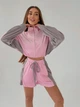 Женский костюм с шортами розовый S - изображение 3