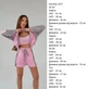 Женский костюм с шортами розовый S - изображение 6